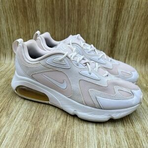 Nike‎ Air Max 200 Women's Size 10 Light Soft Pink White Lifestyle Shoes Sneakers